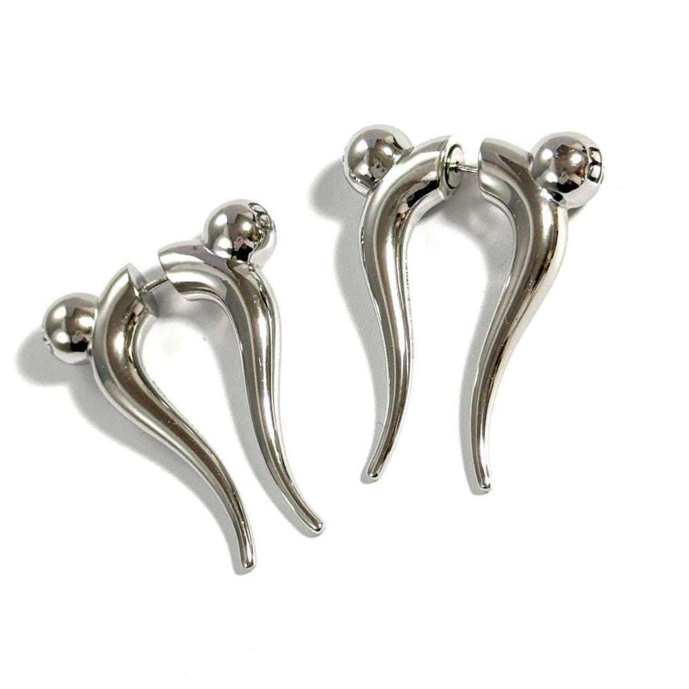 BALENCIAGA Silver Earrings